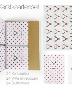 Nieuw ⌛ Vormgevoel - Kaartenbox - 24 Kerstkaarten + Enveloppen + Sluitstickers - Kaartenset - Luxe Kerstkaarten 😉 -ACROPAQ Shop 550x435