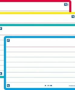 Aanbiedingen 😉 Oxford Flash 2.0 - Flashcards - Starterkit - Gelijnd - A7 - 4 Kleuren - 80 Stuks 👍