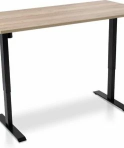 Beste Pirce 👍 Lineaflex MRC Zit-sta Bureau Elektrisch Verstelbaar - MRC EASY | 160 X 80 Cm | Frame Zwart - Blad Robuust Eiken 🤩 -ACROPAQ Shop 550x446 1
