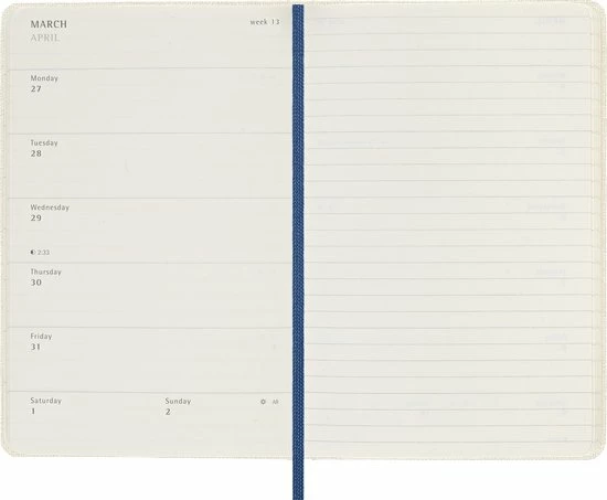 Groothandel 🎁 Moleskine 12 Maanden Agenda - 2023 - LE Planner - Alice In Wonderland - Wekelijks - Pocket - Blauw 🛒 4 Groothandel 🎁 Moleskine 12 Maanden Agenda - 2023 - LE Planner - Alice In Wonderland - Wekelijks - Pocket - Blauw 🛒 - Afbeelding 2