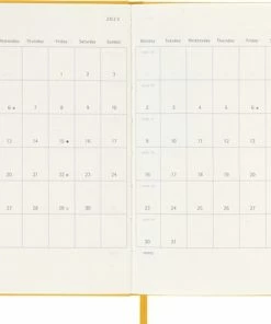 Flash-uitverkoop ⌛ Moleskine 12 Maanden Agenda - 2023 - Wekelijks - Pocket - Harde Kaft - Oranje Geel 🔔 -ACROPAQ Shop 550x453