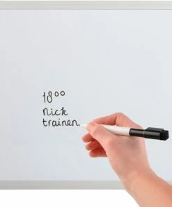 Nieuw 💯 Desq - Whiteboard - Magnetisch - Wit - Aluminium Omlijsting - 30 X 40 Cm 🛒 -ACROPAQ Shop 550x454