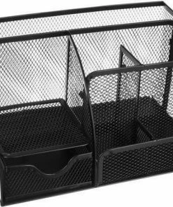 Beste recensies van 💯 Iso Trade Bureau Organizer Pennenbakje - 21,5x14x12,5cm Zwart 🥰