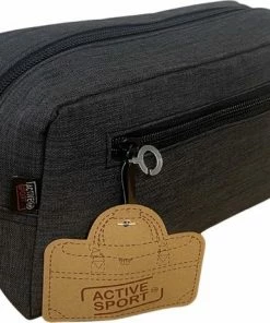 Goedkoop 🥰 Sports Active Etui Jongens - Etui Meisjes - Etui Voor School - Unisex - Donkergrijs/zwart 🔥 -ACROPAQ Shop 550x461 1