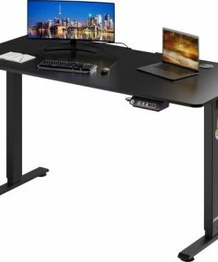 Hete verkoop 🛒 Casaria Zit Sta Bureau – Hoogte Verstelbaar Elektrisch - 140x60cm Zwart ⌛ -ACROPAQ Shop 550x462 1