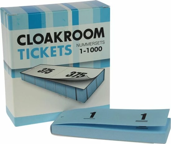Promo π Witbaard - Garderobe Blok Blauw - Nummer 1-1000 π 4 Promo π Witbaard - Garderobe Blok Blauw - Nummer 1-1000 π - Afbeelding 2