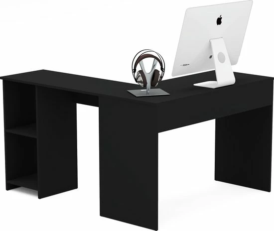 Coupon β¨ AZ-Home - Hoekbureau Simple - 140 Cm - Zwart - Bureau - Computer Desk π 4 Coupon β¨ AZ-Home - Hoekbureau Simple - 140 Cm - Zwart - Bureau - Computer Desk π - Afbeelding 2