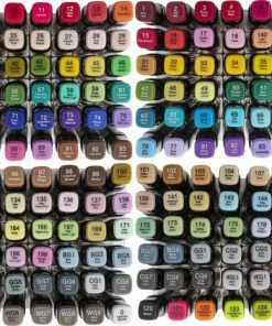 Top 10 😍 NASSAU FINE ART Duo Markers 168 Stuks Voor Volwassenen - In Handige Transportdoos - Alcohol Markers - Kleurstiften - Fineliners -Dikke Stiften - Brushpennen - Markeerstiften 🎉 -ACROPAQ Shop 550x466 1