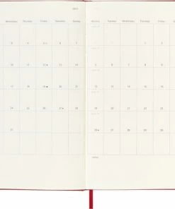Nieuw 👏 Moleskine 12 Maanden Agenda - 2023 - Wekelijks - Large - Harde Kaft - Rood 😍 -ACROPAQ Shop 550x469 1