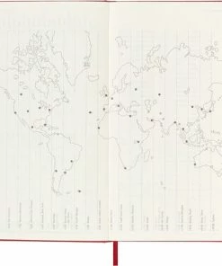 Nieuw 👏 Moleskine 12 Maanden Agenda - 2023 - Wekelijks - Large - Harde Kaft - Rood 😍 -ACROPAQ Shop 550x472