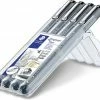 Hete verkoop 🔥 STAEDTLER Pigment Liner 308 - Fineliner - Box Met 4 Lijnbreedten 🎁