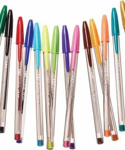 Beste deal 🔥 BIC Cristal Multicolour Balpennen Brede Punt (1.6 Mm) - Verschillende Kleuren - Pak Van 15 Stuks 🤩 -ACROPAQ Shop 550x475 3