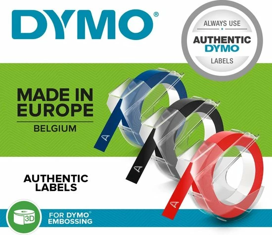 Goedkoopste βοΈ DYMO Originele Labeltape Met Reliëf | Rollen Van 9 Mm X 3 M | Wit Op Zwart | Zelfklevend | Voor Labelmakers Voor Reliëfdruk | 3 Stuks 𧨠9 Goedkoopste βοΈ DYMO Originele Labeltape Met Reliëf | Rollen Van 9 Mm X 3 M | Wit Op Zwart | Zelfklevend | Voor Labelmakers Voor Reliëfdruk | 3 Stuks 𧨠- Afbeelding 7