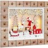 Coupon 👏 Spielwerk – Adventskalender - LED - Kerstman - MDF 🤩