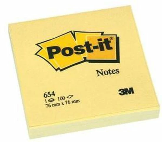 Nieuw ⭐ Post-it® Memoblok Geel - 76 X 76 Mm - 100 Vellen 🎉 4 Nieuw ⭐ Post-it® Memoblok Geel - 76 X 76 Mm - 100 Vellen 🎉 - Afbeelding 2