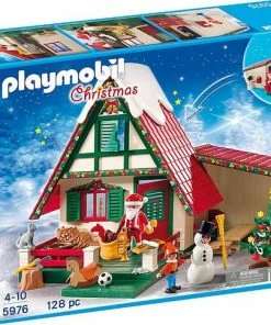 Flash-uitverkoop ⌛ PLAYMOBIL Bij De Kerstman Thuis - 5976 🧨