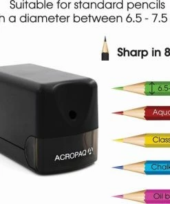 Gloednieuw ✨ ACROPAQ Elektrische Puntenslijper - Potloodslijper Machine - S100 🔔 18 Gloednieuw ✨ ACROPAQ Elektrische Puntenslijper - Potloodslijper Machine - S100 🔔 -ACROPAQ Shop 550x495