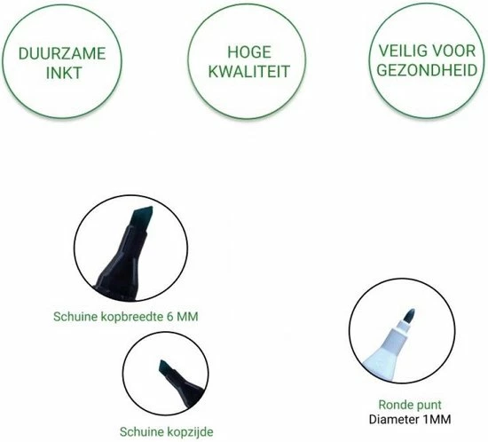 Promo 👍 Stiften Voor Volwassenen Touch Twinmarkers Dubbelzijdige Alcohol Stiften - 60 Stuks - Dual Tip Markers - Tekenstiften - Kleurstiften - Fineliners - Dikke Dunne Stiften - Handlettering Kalligrafie Bullet Jounal Dagboek - Kleuren 😍 11 Promo 👍 Stiften Voor Volwassenen Touch Twinmarkers Dubbelzijdige Alcohol Stiften - 60 Stuks - Dual Tip Markers - Tekenstiften - Kleurstiften - Fineliners - Dikke Dunne Stiften - Handlettering Kalligrafie Bullet Jounal Dagboek - Kleuren 😍 - Afbeelding 9