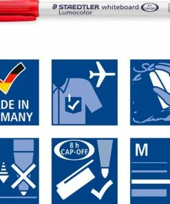 Hete verkoop 🔔 STAEDTLER Lumocolor Whiteboard Pen - Box 4 St 🔥 -ACROPAQ Shop 550x499 1