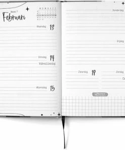 Flash-uitverkoop 🔥 HEE Goodies Agenda 2023 Volwassenen A5 Jaaragenda 2023 Weekagenda Zwart Wit (groot: Halve A4) 🛒 -ACROPAQ Shop 550x499 3