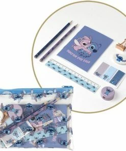 Nieuw 💯 Cerdá Disney Stitch Etui - Met Inhoud 💯