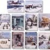 Promo 🧨 Cards & Crafts 50 Kerst- En Nieuwjaarskaarten Met Pen - 9,5x14cm - 10 X 5 Dubbele Kaarten Met Enveloppen - Serie Winterlandschap 🥰 -ACROPAQ Shop 550x511