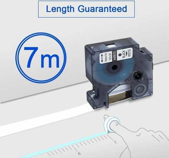 Promo 💯 Merkloos 3 X Dymo 45013 Zwart Op Wit Standaard Label Tapes 😍 6 Promo 💯 Merkloos 3 X Dymo 45013 Zwart Op Wit Standaard Label Tapes 😍 - Afbeelding 4