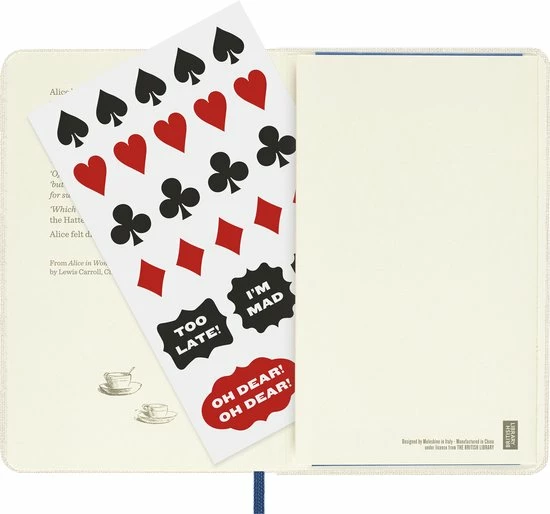 Groothandel 🎁 Moleskine 12 Maanden Agenda - 2023 - LE Planner - Alice In Wonderland - Wekelijks - Pocket - Blauw 🛒 9 Groothandel 🎁 Moleskine 12 Maanden Agenda - 2023 - LE Planner - Alice In Wonderland - Wekelijks - Pocket - Blauw 🛒 - Afbeelding 7