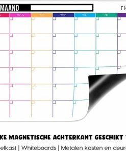 Beste Pirce 😉 FLOOQ Magnetische Maandplanner Weekplanner 2022 En Boodschappenlijst - Complete Set - Planbord - Familieplanner - Dagplanner - To Do Planner - Inclusief Markers & Wisser 🛒 -ACROPAQ Shop 550x523 1