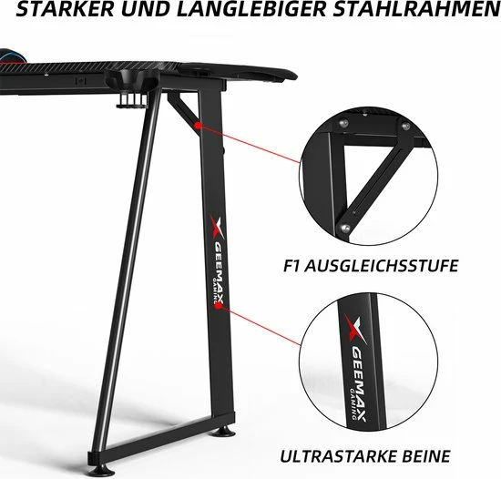 Beste recensies van ๐ Merkloos Gamebureau - Bureaus - Gaming Bureau - Gaming Desk - Game Tafel - R-vormoppervlak- Met Bekerhouder En Hoofdtelefoonhaak-voor PS4 PS5-Zwart 140 X 60 X 75cm - Kerstcadeautjes ๐ฅฐ 8 Beste recensies van ๐ Merkloos Gamebureau - Bureaus - Gaming Bureau - Gaming Desk - Game Tafel - R-vormoppervlak- Met Bekerhouder En Hoofdtelefoonhaak-voor PS4 PS5-Zwart 140 X 60 X 75cm - Kerstcadeautjes ๐ฅฐ - Afbeelding 6