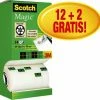 Beste deal 🧨 Value Pack: 12 X Scotch® Magic™ Tape, Kartonnen Toren, 19 Mm X 33 M + 2 Rol GRATIS 🎁 -ACROPAQ Shop 550x530 1