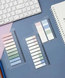 Beste deal ✨ Merkloos Index Tabs - 200 Stuks - Inclusief Liniaal - 10 Kleuren - Sticky Notes ⌛ -ACROPAQ Shop 550x531 5