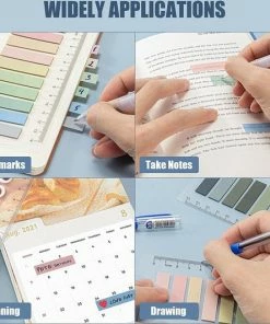 Hete verkoop ⭐ BOTC Film Index Tab Memoblokken - 44 X 11 Mm - 30 Kleuren - Transparant Op Flexibele Liniaal Met Mm Aanduiding - 600 Stuks 🔔 -ACROPAQ Shop 550x532 6