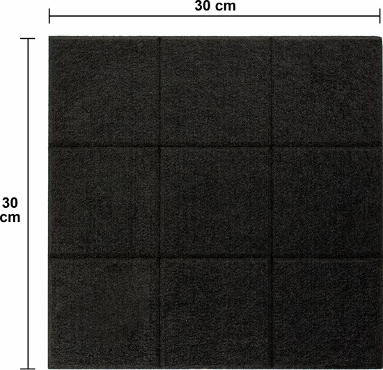 Top 10 π Funky Felt Zelfklevend Vilten Prikbord - Prikbord - Set Van 4 Stuks - Incl. 20 Punaises - Vierkant - 1 Stuk = 30 X 30 X 1 Cm - Zwart β¨ 5 Top 10 π Funky Felt Zelfklevend Vilten Prikbord - Prikbord - Set Van 4 Stuks - Incl. 20 Punaises - Vierkant - 1 Stuk = 30 X 30 X 1 Cm - Zwart β¨ - Afbeelding 3