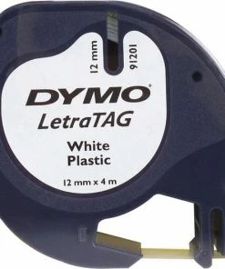 Flash-uitverkoop 🧨 DYMO LetraTag Plastic Labels | Origineel | 12 Mm X 4 M Op Rol | Zwart Afdrukken Op Witte Labels | Voor LetraTag-labelmakers 🤩 -ACROPAQ Shop 550x533 4