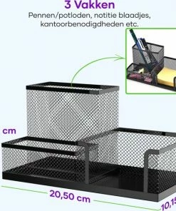 Uitgang 🥰 MATTI® - Pennenbakje - Pennenhouder - Bureau Organizer - Bureau Accessoires - Pennenbak Zwart 👍 -ACROPAQ Shop 550x535 2