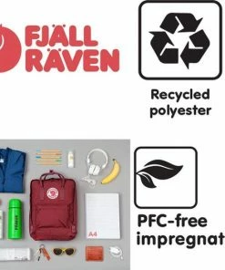 Groothandel ✔️ Fjallraven Fjällräven Re-Kånken Unisex Rugzak - Black 🎁 -ACROPAQ Shop 550x537