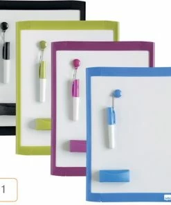 Aanbiedingen 🧨 Nobo Mini Droog Uitwisbaar, Magnetisch Whiteboard Met Gekleurd Frame - Inclusief Marker, Magneten, Wisser En Montage Pads - 216 X 280mm - Blauw 🛒 -ACROPAQ Shop 550x538 1