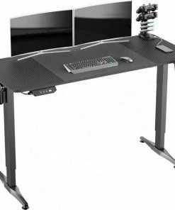 Beste Verkoop ⌛ VDD Gaming Bureau Zit Sta Elektrisch Verstelbaar - Game Bureau - 140 X 60 Cm 🎉