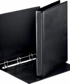 Beste Verkoop 🌟 Esselte Essentials Panorama 4-Rings A4 Ringband - Rugbreedte Van 44mm - Zwart 🎁