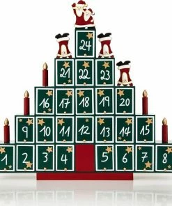 Goedkoopste ✔️ Deuba Spielwerk Herbruikbare Adventskalender – Zelf Vulbaar 24 Deurtjes 🎁