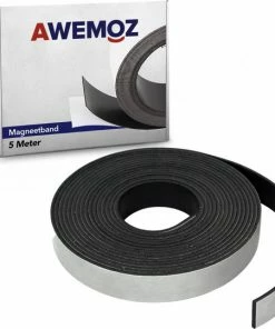 Begroting 🌟 AWEMOZ Magneetband Met Plakstrip - 5 Meter Lang - Magneetstrip - Magneet Tape - Magnetisch Tape - Zelfklevend - Zwart 🌟 -ACROPAQ Shop 550x541 2