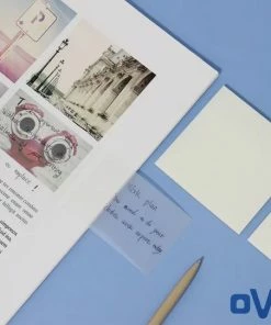 Beste deal 😉 Merkloos Transparante Post It, Doorzichtig Post Its 76 X 76 Mm, Te Beschrijven, Waterbestendig, Om Zakelijke Documenten Of Boeken Mee Te Markeren, Voor Op Kantoor, Thuis Of Bij Het Studeren Doorzichtig Post It Sticky Note 😀