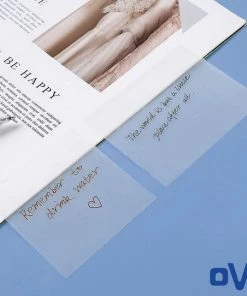 Beste deal 😉 Merkloos Transparante Post It, Doorzichtig Post Its 76 X 76 Mm, Te Beschrijven, Waterbestendig, Om Zakelijke Documenten Of Boeken Mee Te Markeren, Voor Op Kantoor, Thuis Of Bij Het Studeren Doorzichtig Post It Sticky Note 😀 -ACROPAQ Shop 550x542 4