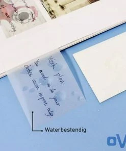 Beste deal 😉 Merkloos Transparante Post It, Doorzichtig Post Its 76 X 76 Mm, Te Beschrijven, Waterbestendig, Om Zakelijke Documenten Of Boeken Mee Te Markeren, Voor Op Kantoor, Thuis Of Bij Het Studeren Doorzichtig Post It Sticky Note 😀 -ACROPAQ Shop 550x542 5