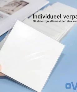 Beste deal 😉 Merkloos Transparante Post It, Doorzichtig Post Its 76 X 76 Mm, Te Beschrijven, Waterbestendig, Om Zakelijke Documenten Of Boeken Mee Te Markeren, Voor Op Kantoor, Thuis Of Bij Het Studeren Doorzichtig Post It Sticky Note 😀 -ACROPAQ Shop 550x542 6