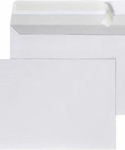 Beste Verkoop 😀 Quantore Envelop A5 Wit Zelfklevend Met Plakstrip - C5 - 162 X 229 MM - 50 STUKS ✔️