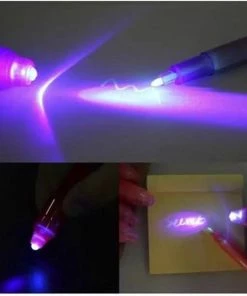 Top 10 🎉 LOUZIR Onzichtbare Inkt Pen Met UV Lampje Voor Geheime Tekst - Top Secret - Invisible Ink ✨ -ACROPAQ Shop 550x546 1