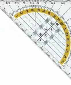 Kopen 🎁 Merkloos Geodriehoek Kunststof 14 Cm - 45 Graden 👏