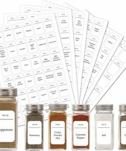 Promo 😀 Monde Du Royaume 216 Kruiden Labels | Keuken Etiketten | Voorraadpotten | Pantry Organizer | Kruiden Stickers | Kruiden Potjes | Voorraadkast Organiseren 😉